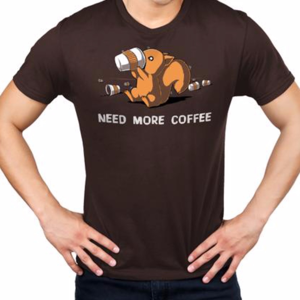 "Need More Coffee" Funny T-shirt from Teespring
